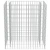 Gabion Raised Bed Galvanized Steel 35.4"x19.7"x39.4" - Silver