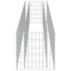 Gabion Raised Bed Galvanized Steel 141.7"x19.7"x19.7" - Silver