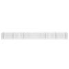 Gabion Raised Bed Galvanized Steel 212.6"x19.7"x19.7" - Silver