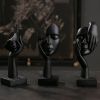 1pc Creative Abstract Character Action Decoration Ornament; Home Decoration Crafts - Black A