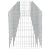 Gabion Raised Bed Galvanized Steel 212.6"x35.4"x39.4" - Silver