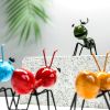 1pc Metal Ant Ornament Colorful Cute Insect For Hanging Wall Art Garden Lawn Home Decor Indoor Outdoor - Yellow