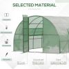 19'x9.6'x6.5' Large Walk-in Tunnel Greenhouse Garden Planting Hot House;  Green - Green