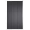 Garden Tool Shed Anthracite 88.6"x35"x63.4" Galvanized Steel - Anthracite