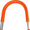 330 lbs Load Capacity  Folding Platform Stool Non-slip 3 Step Aluminum Ladder XH - Orange & Silver