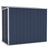 Wall-mounted Garden Shed Anthracite 46.5"x76.4"x70.1" Steel - Anthracite