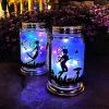 2 Pack Solar Fairy Lantern Garden Decorations - Multi Color