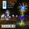 Solar Firework Lights Outdoor Waterproof Path Lawn Garden Decor Lamp - as picture