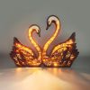 1pc Swan Wooden Night Light; Suitable For Room; Desk; A Symbol Of Love Exquisite Night Light - LED LIGHT