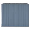 Wall-mounted Garden Shed Gray 46.5"x76.4"x70.1" Galvanized Steel - Gray