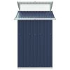 Garden Shed Anthracite 106.3"x51.2"x82.1" Galvanized Steel - Anthracite