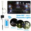 Solar Firework Lights Outdoor Waterproof Path Lawn Garden Decor Lamp - as picture