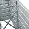 Garden Raised Bed Galvanized Steel 94.5"x15.7"x30.3" Anthracite - Anthracite