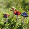 Garden Decoration Ceramic Ornament Mushroom  - Set of 4
