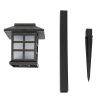 Free shipping 6pcs White LED Solar Lantern Torch Light Garden Landscape Lighting YJ - 6PCS