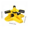 1pc Automatic Rotating Sprinkler; 360Â¬âˆž Watering Tools For Lawn; Nozzle For Garden Irrigation; Watering Equipment; Gardening & Lawn Supplies - Yellow