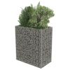 Gabion Raised Bed Galvanized Steel 35.4"x19.7"x39.4" - Silver