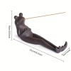 1pc Frog Incense Stick Holder - Ceramic Incense Burner Ash Catcher; Frog Aromatherapy Ornament For Yoga Meditation Spa Home Living Room Office Decor -