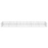 Gabion Raised Bed Galvanized Steel 212.6"x35.4"x19.7" - Silver