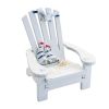 Beach Chair Home Decoration Creative Cute Ocean Beach Chair Ornament Wooden Craft Mini Miniature Kids Toy Decoraciâˆšâ‰¥n Hogar - A - China