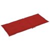 Garden Chair Cushions 6 pcs Red 47.2"x19.7"x1.2" - Red