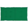 Garden Chair Cushions 2 pcs Green 39.4"x19.7"x1.2" - Green