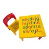 Kids Alphabet Table and Chair Set, Plastic Activity Furniture for Toddler, Study Play Arts Dining Patio Desk for Baby Girls/Boys (Age 3 and Up) RT - Y