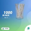 1000 Pack of Glossy Silver Twist Ties 4" Bag Ties Metalic Foil Twist Ties for Cellophane Party Bags; Foil Coated Ties; Bendable Multi-Function Strong
