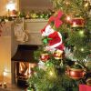 Electric Climbing Santa Claus Christmas Decor Xmas Tree Hanging Ornament Gift - COLOR 1