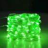 Solar Christmas String Lights; 33ft 100 LED Solar 8 Modes Outdoor Waterproof String Lights For Christmas Tree Garden Decoration (multi-color) - Red