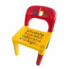 Kids Alphabet Table and Chair Set, Plastic Activity Furniture for Toddler, Study Play Arts Dining Patio Desk for Baby Girls/Boys (Age 3 and Up) RT - Y