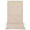 Garden Chair Cushions 2 pcs Cream 47.2"x19.7"x1.2" - Cream