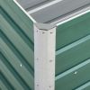 Garden Raised Bed Galvanized Steel 94.5"x15.7"x30.3" Green - Green