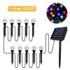 Solar LED Ball Stake Lights Outdoor Garden Light Pathway Landscape Decor Lamp - as picture