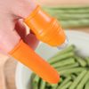 6pcs Garden Silicone Thumb Knife With Anti-Cut Finger Cot Kit; Gardening Pruning Tools For Harvesting Fruits And Vegetables - Ladies