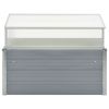 Greenhouse 39.4"x39.4"x33.5" Galvanized Steel Gray - Grey