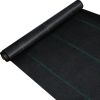 Garden Weed Barrier Fabric For Flower Bed Underlayment Ground Cover - Black - 3ft x 300ft