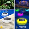 Solar Floating Pool Lights Waterproof Garden Solar Lighting 7 Colors Led Light Swimming Pool Light Garden Water Drift Lamp Decor - CN - No control-Gro