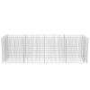 Gabion Raised Bed Steel 141.7"x35.4"x39.4" - Silver