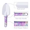 Garden Tool Set Household Soil Loosening Shovel Planting Hand Tool Set - Purple - 5 Pcs