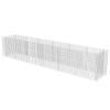 Gabion Raised Bed Galvanized Steel 212.6"x35.4"x39.4" - Silver