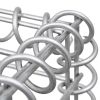 Gabion Raised Bed Galvanized Steel 19.7"x19.7"x19.7" - Silver