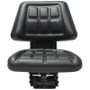 Tractor Seat with Suspension Black - Black