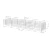 Gabion Raised Bed Steel 141.7"x35.4"x19.7" - Silver