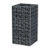 Gabion Raised Bed Steel 19.7"x19.7"x39.4" - Silver