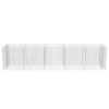 Gabion Raised Bed Galvanized Steel 177.2"x35.4"x39.4" - Silver