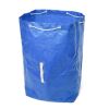 Reusable Garden Leaves Waste Bags Collapsible Yard Garbage Bag - Blue