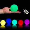 Underwater RGB LED Floating Ball Lamp Drift Light Garden Swimming Pool Decor 8cm  Floating Pool Lights   YJ - picture