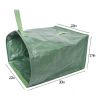 Reusable Large Stand Able Garden Bag with 2 Handle for Lawn and Yard Waste - Green