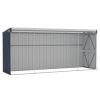 Wall-mounted Garden Shed Anthracite 46.5"x150.4"x70.1" Steel - Anthracite